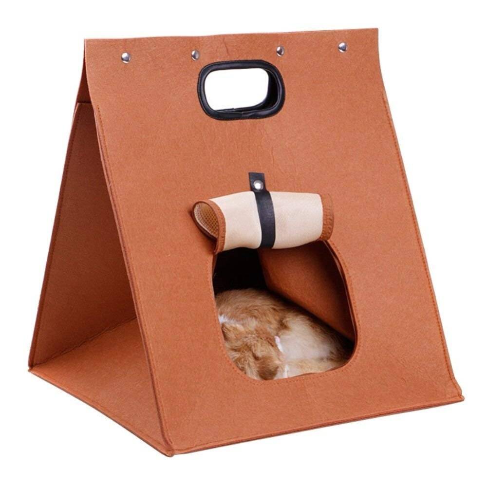 Foldable Warm Bed for Cats