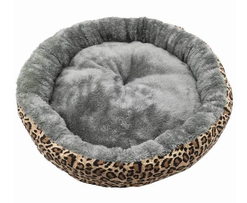 Zig Zag Print Dog Bed