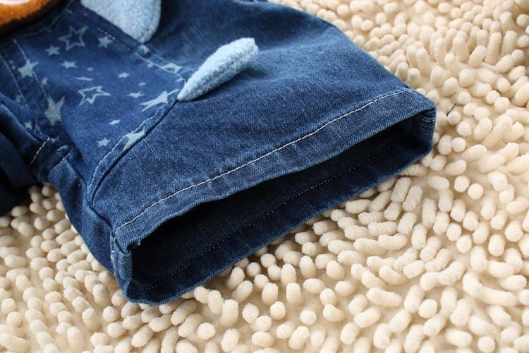 Baby's Dog Style Denim Overalls 5