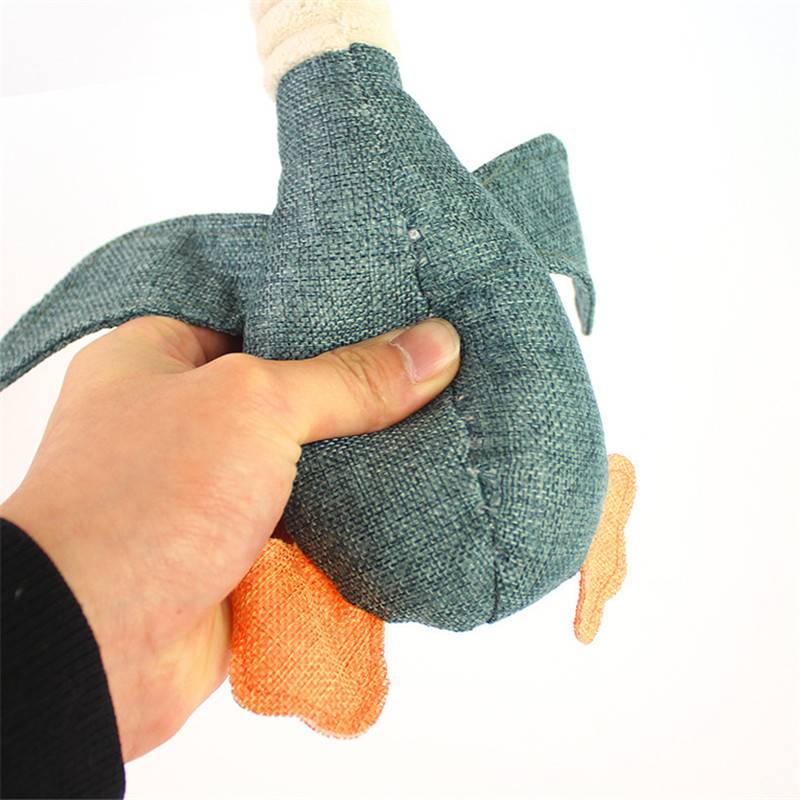 Funny Wild Geese Dog Squeak Toy Back