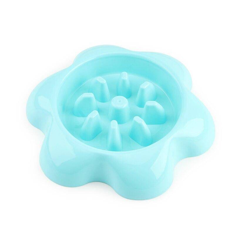 Anti-Choke Dogs Feeding Bowl Accessories for Pet Lovers Color : Green|Green|Light Pink|Light Blue|Blue|Flower Pink|Pink|Flower Blue|Flower Green Anti-Choke Dogs Feeding Bowl