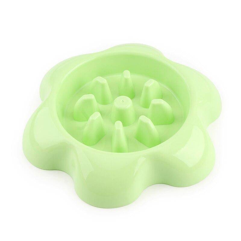 Anti-Choke Dogs Feeding Bowl Accessories for Pet Lovers Color : Green|Green|Light Pink|Light Blue|Blue|Flower Pink|Pink|Flower Blue|Flower Green Anti-Choke Dogs Feeding Bowl