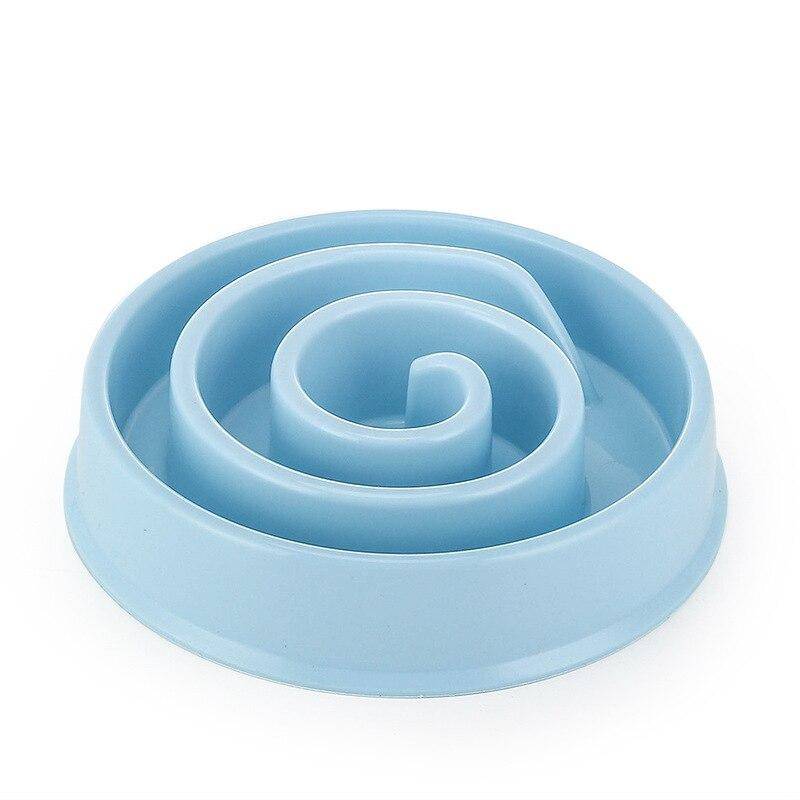 Anti-Choke Dogs Feeding Bowl Accessories for Pet Lovers Color : Green|Green|Light Pink|Light Blue|Blue|Flower Pink|Pink|Flower Blue|Flower Green Anti-Choke Dogs Feeding Bowl