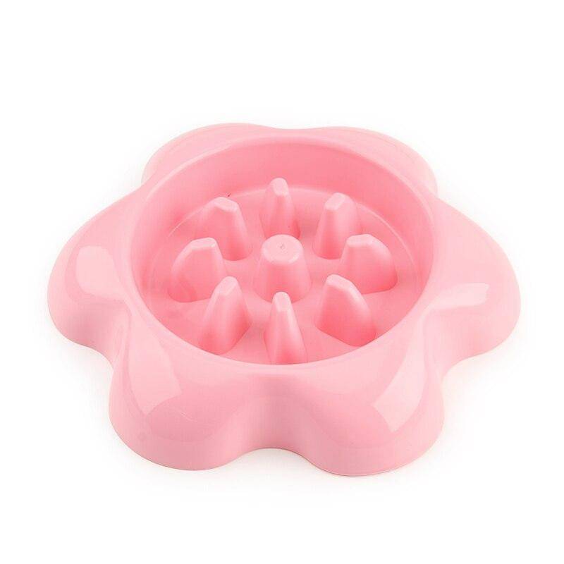 Anti-Choke Dogs Feeding Bowl Accessories for Pet Lovers Color : Green|Green|Light Pink|Light Blue|Blue|Flower Pink|Pink|Flower Blue|Flower Green Anti-Choke Dogs Feeding Bowl
