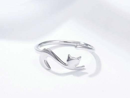 Women's Cat with Long Tail Ring Type : 1|2|3|4|5|7 Women's Cat with Long Tail Ring Type : 1|2|3|4|5|7