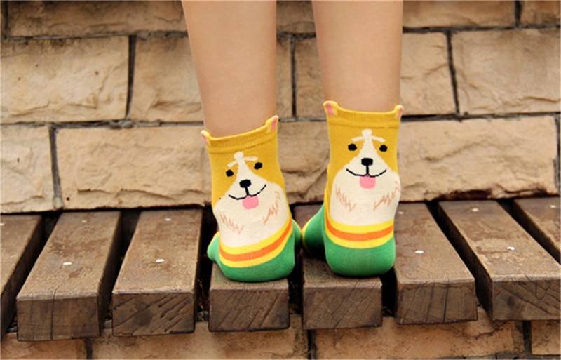 Women's Kawaii Dogs Socks